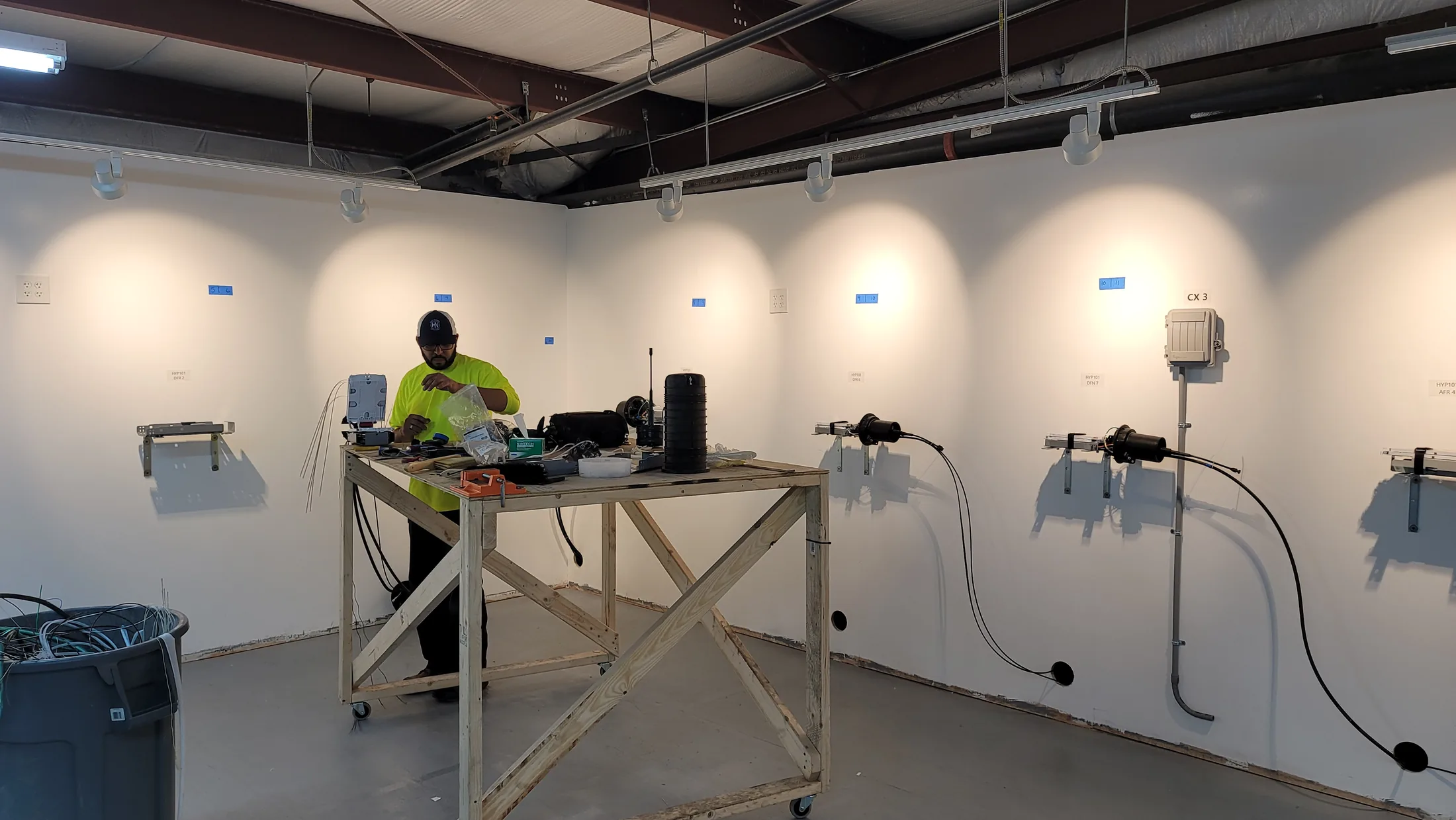 Issued lab still, 2021-02-02: real techs work on real networks; this is where you learn and level up your skills